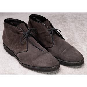 Bruno Magli Malcom Brown Suede Chukka Lace Up Boots Mens Size 11